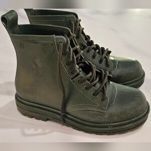 Mini Melissa Kids Boots in Dark Green